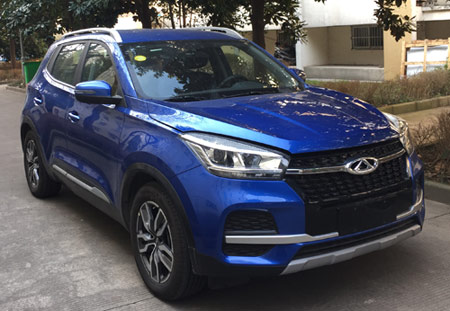 瑞虎5x纯电动版车型申报图曝光 延续汽油版设计