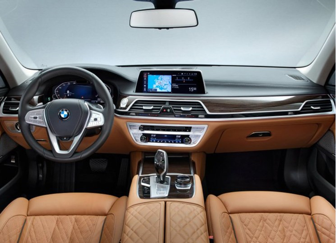 新款宝马7系内饰官图发布 将于今日全球首发