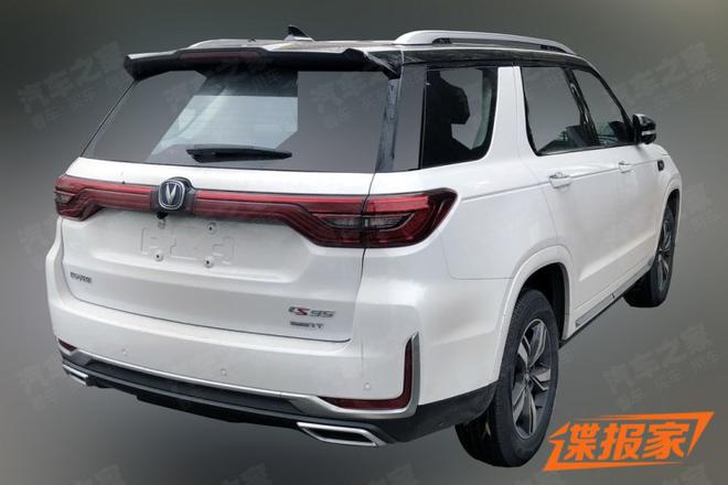 新款长安CS95的谍照图曝光 预计第二季度上市