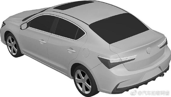 讴歌新款ILX国内专利图（图片来源网络）